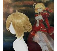 Nuova parrucca Nero Gioco Fate Stay Night Sabre Arturia Pendragon Parrucca Cosplay Destino Costume Gioca Parrucche Costumi di Halloween Capelli 3 Colori C