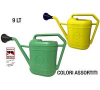 Innaffiatoio da Lt 9 giardino colori assortiti in polietilene sagomato