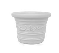 VASO TONDO FESTONATO PRESTIGE Col. Bianco Ø cm. 45