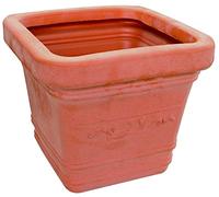 VASO VASI IN RESINA PER PIANTE FIORI QUADRATO 40X40 CASA GIARDINO ESTERNO 00886