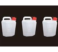 NUOVA PLASTICA ADRIATICA - Tanica per Acqua, Contenitori per Liquidi da 5 Litri, 3 unità