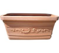 Idroweb Fioriera rettangolare Prestige festonata – colore terracotta – 100 cm