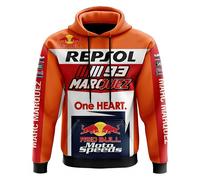 Nuova primavera e autunno Red Bull Racing Felpe con cappuccio da uomo stampate in 3D Felpe con cappuccio moda sportiva per il tempo libero per bambini adulti