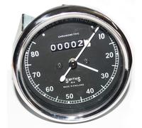 Nuova Replica Smiths Tachimetro Miglia / Ora 80 MPH Speedo BSA Enfield S2U