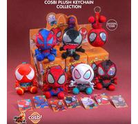 Nuova Scatola Completa di HotToys Spider-Man COSBI Peluche Ciondolo Blind Box Marvel Comics Venom Bambola Americana