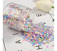 Nuova scatola da 75 g-80 g/scatola, cinque colori misti, paillettes sciolte, materiale per manicure e nail art, coriandoli per decorazioni nuziali, punto da 1 a 4,0 mm