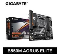 Nuova Scheda Madre GIGABYTE B550M AORUS ELITE Micro-ATX Socket AM4 per CPU Serie Ryzen 5000 4000 3000, Dual Channel DDR4 SATA3 M.2