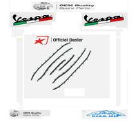 NUOVA SERIE STRISCE GOMMA PROFILI LISTELLI PEDANA VESPA 50 V5A1T R L N
