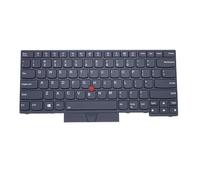 Nuova sostituzione retroilluminata originale del layout degli Stati Uniti per Lenovo ThinkPad E495 T495 L390 L490 T490 P43s Yoga L390 L380 compatibile con tastiera per laptop 01YP268 nero con