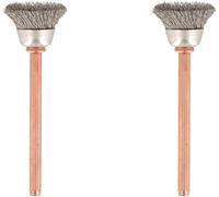 Nuova spazzola Dremel 26150531JA in acciaio inossidabile 13 mm (531) pulizia /