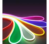 NUOVA STRISCIA 600 LED 5mt 12V neon flessibile in silicone ip65 + trasformatore