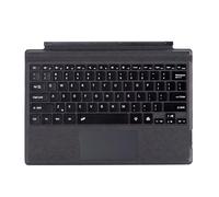 Nuova Tastiera Magnetica con Touchpad di Precisione Abbinata Bluetooth per Surface Pro 7 (2021)/Pro 7 (2019)/6 (2018)/5 (2017)/4 (12,3 pollici)/3 (2014, 12 pollici) Leggera (Black)