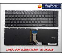 NUOVA TASTIERA SPAGNOLA PORTATILE HP PAVILION SERIE 15-EH1000 NERA TEC77