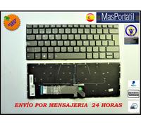 NUOVA TASTIERA SPAGNOLA PORTATILE LENOVO YOGA 530-14IKB RETROILLUMINATA NERA ...