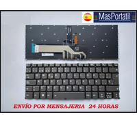NUOVA TASTIERA SPAGNOLA PORTATILE LENOVO YOGA SLIM 7 14ITL05 RETROILLUMINATA ...