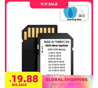 Nuova versione 2024 Mappe EU Russia Turchia Scheda SD di navigazione per Mazda 2/3/6/CX3/CX5/CX9/MX5 Car Sat Navi 16GB GPS Aggiornamento Mappe Dati
