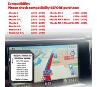 Nuova versione 2024 UE Russia Turchia Scheda SD di navigazione per Mazda 2/3/6/CX3/CX5/CX9/MX5 Auto Sat Navi 16GB GPS Aggiornamento Mappe Dati