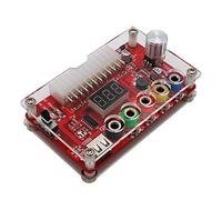 Nuova Versione ATX Power Supply Breakout Board e Kit di Cassa in Acrilico con manopola di Tensione Regolabile ADJ, Protezione di ripristino