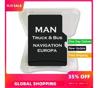 Nuova versione di aggiornamento Scheda TF per MAN Truck Bus Car Map Navi Scheda GPS Europa Regno Unito Navigazione Aggiornamento da 8 GB Software multimediale