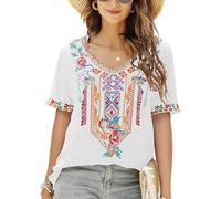 Nuova versione estiva coreana manica corta t-shirt donna stampa graffiti relax centinaia di camicie intimo - C, 2#, 5XL