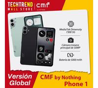Versione globale CMF Phone 1 Smartphone 5G Display AMOLED da 6,67” 120HZ MediaTek Dimensity 7300 Black