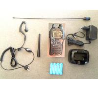 NUOVA VERSIONE MIDLAND G9 PRO EXPORT 5W CON SMA + BIG ANTENNA FLEX + ANTENNA ...