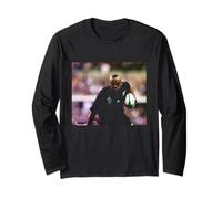 Nuova Zelanda all Blacks Jonah Lomu V Inghilterra Rugby 1999 Maglia a Manica