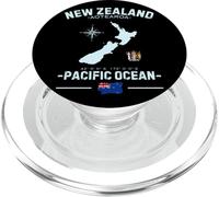 Nuova Zelanda Aotearoa Oceano Pacifico GPS Stemma Bandiera PopSockets PopGrip per MagSafe