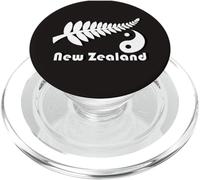 Nuova Zelanda Bauhaus YinYang - Zen-Fern Black-&-White NZ PopSockets PopGrip per MagSafe