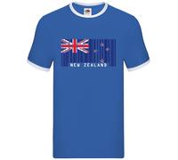 Nuova Zelanda Codice a Barre Stile Bandiera - Uomo Suoneria - NZ Paese