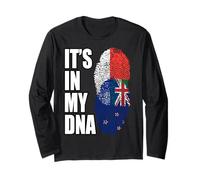 Nuova Zelanda E Malgascio Mix Dna Heritage Flag Maglia a Manica