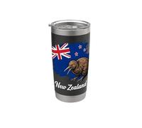 Nuova Zelanda Kiwi Bandiera Aotearoa Pride Bicchiere termico in acciaio inox doppia parete