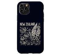 Nuova Zelanda Kiwi Bird Maori Haka Doodle | NZ Rugby Inspired Custodia per iPhone 11 Pro