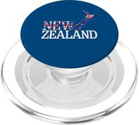 Nuova Zelanda mappa terra bandiera Nuova Zelanda PopSockets PopGrip per MagSafe