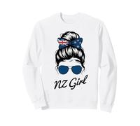 Nuova Zelanda Ragazza Nuova Zelanda Bandiera Classico Match Pride Game Felpa