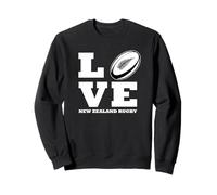 Nuova Zelanda Rugby Love Design con Felce Felpa
