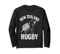 Nuova Zelanda Rugby Maglia a Manica