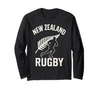 Nuova Zelanda Rugby Maglia a Manica