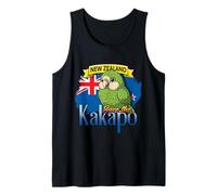 Nuova Zelanda Save The Kakapo Adorabile Carino Uccello Kakapo Canotta
