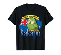 Nuova Zelanda Save The Kakapo Adorabile Carino Uccello Kakapo Maglietta