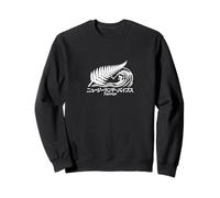 Nuova Zelanda Surf Vibes Aotearoa Silverfarn Felpa