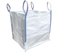 Nuove borse sfuse FiBC Costruttori di rifiuti da giardino in tessuto industriale resistente, 1 tonnellata di tonnellata di sacchetti Jumbo (confezione da 1, 2 o 3)