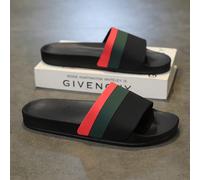 Nuove ciabatte alla moda da uomo con suola spessa e righe, infradito antiscivolo per interni/esterni, casa e bagno, 3 colori best seller, sandali neri e verdi EUR36,EUR37,EUR38,EUR39,EUR40,EUR41,EUR42