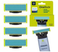 NUOVE lame di ricambio Philips OneBlade QP225/50 4 pezzi per rasatura di...