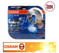 NUOVE LAMPADE OSRAM H7 COOL BLUE BOOST 5000K 12V 80W 62210CBBDUO COPPIA