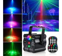 Nuove luci da festa USB, palla da discoteca a luce laser attivata dal suono con modalità multiple e telecomando, offerta speciale autunnale, adatta per feste in casa, decorazioni per compleanni, club,