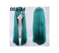 NUOVE parrucche lunghe 80 cm Parrucche sintetiche in fibra ad alta temperatura Costume Parrucche Cosplay Parrucche per feste 24 Colori 001-14