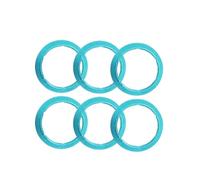 Nuove Parti, Compatibili Con Il Robot Lavavetri Purerobo W-R3S W-R1, Anello Di Ricambio For La Pulizia, Anello Rotondo For Robot Lavavetri(Blue Ring 6pcs)