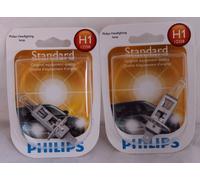 Nuove Philips H1 X 2 Lampadine 55W OEM 12258 B1 Fari Luce Fascio Alogeno