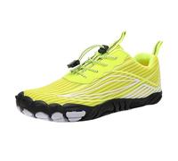 Nuove Scarpe da Trampolino Antiscivolo di Grandi Dimensioni Scarpe da Trekking e Alpinismo a Cinque per Esterni tracciamento per Fitness e Sport Coppie (Yellow, 44)